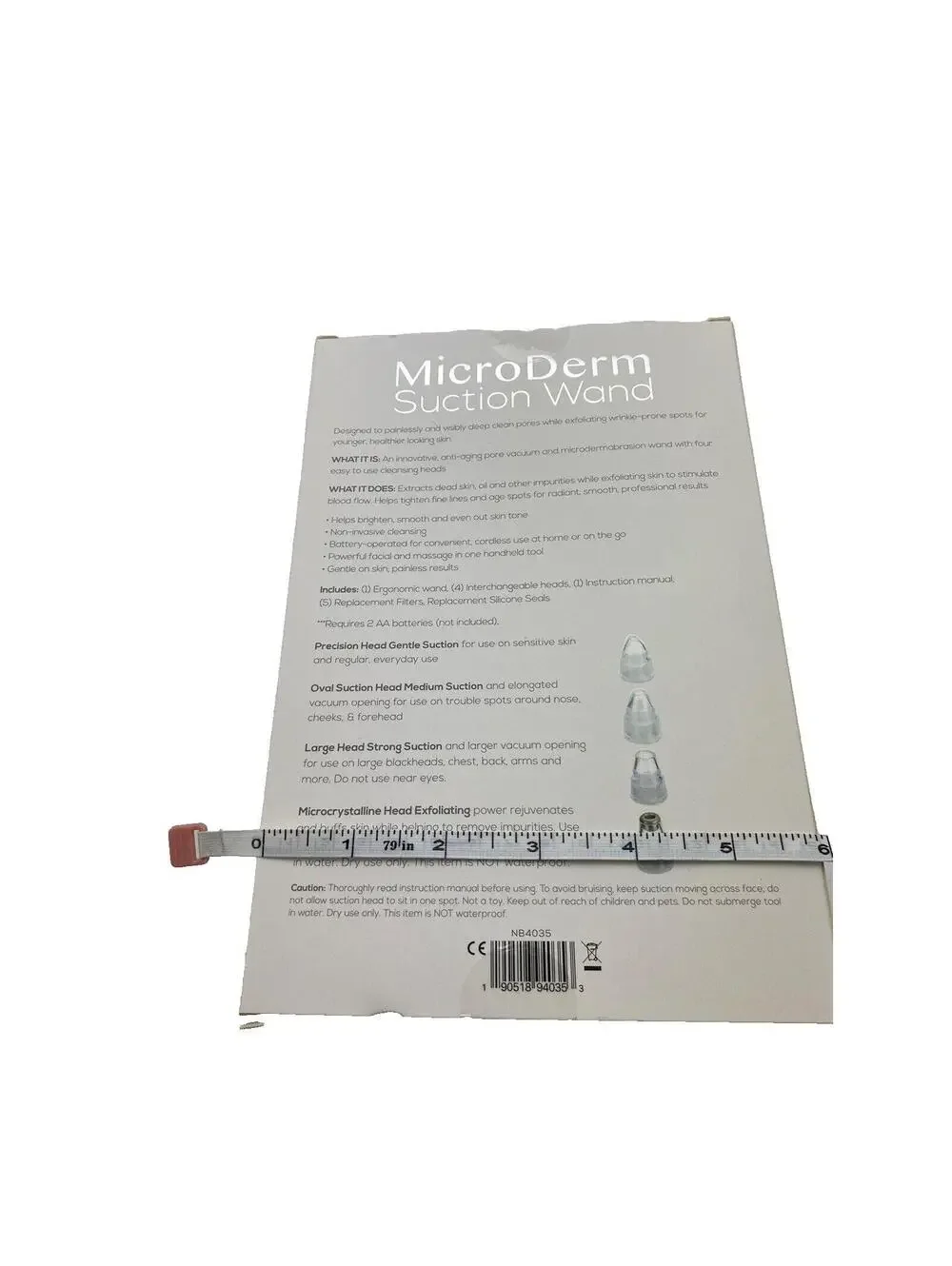 Microderm Nose Suction Wand New Pore Cleaning